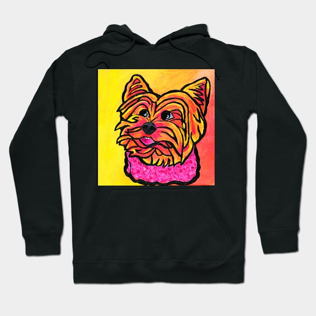 Yorkie - Things are Looking Up 2 Hoodie by AmandaAAnthony